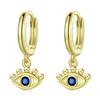 New 925 Sterling Silver Starburst Butterfly Studs Earrings Simple Plated Gold Earrings For Women Fashion Silver Jewelry