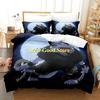 Wolf PUSS IN BOOTS Bedding Set Printed Bed Set With Pillowcase Bed Duvet Cover Soft Single Double Queen Super King Size
