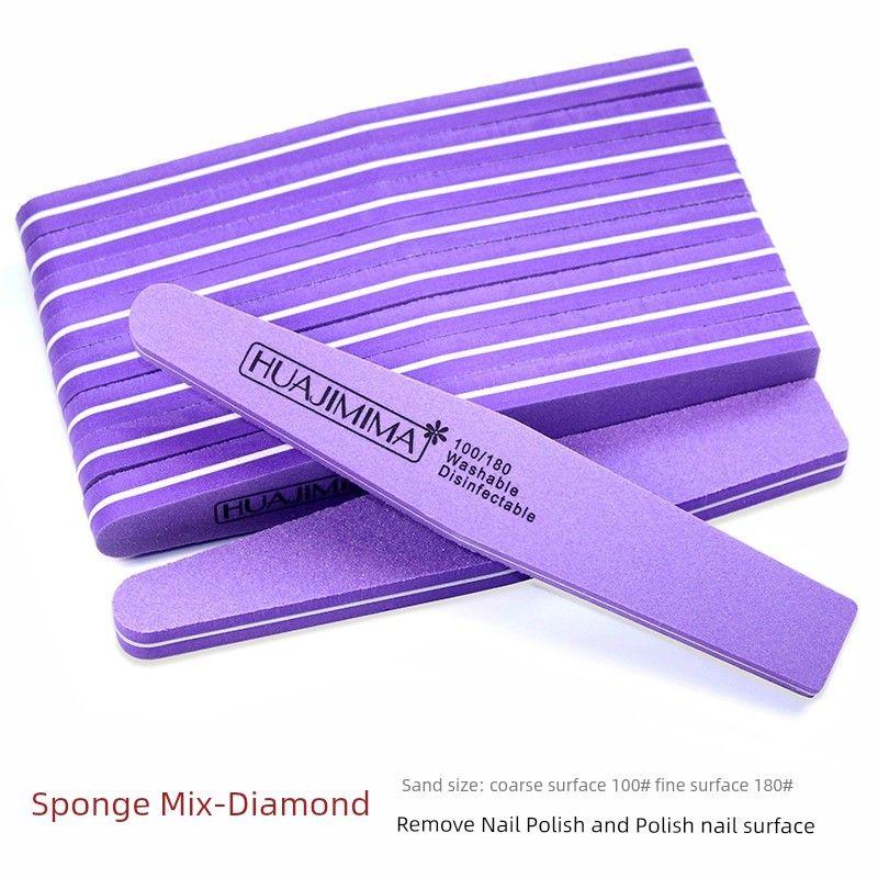 Dedicated Sponge Nail File Fingernail Maintenance Kit Tool Sanding Bar