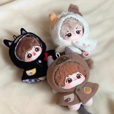 Kleiner Umhang 10cm Puppenkleidung Kleidung Outfit Tiermotiv Baumwolle Puppenkleidung Anziehen Kawaii Puppe Katzenumhang DIY Spielzeug