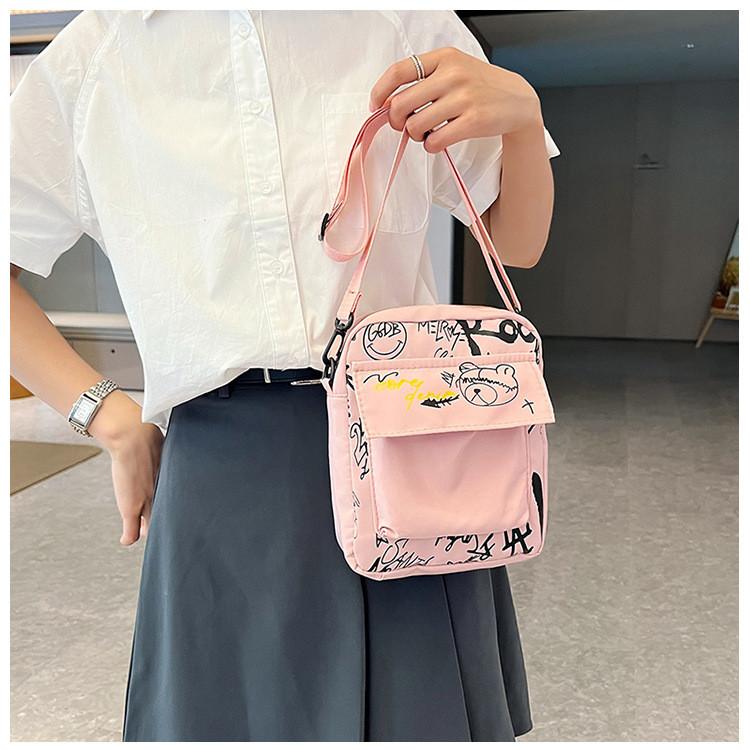 Crafty Small Crossbody Bag With Nylon Material For Daily Casual Use
