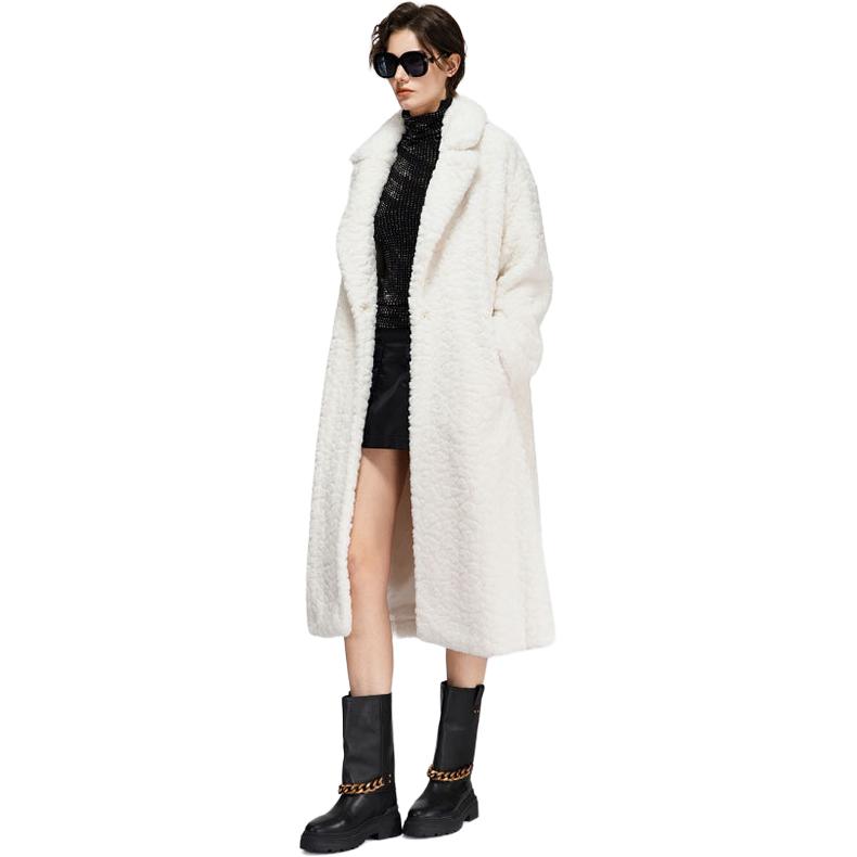 PINKO Single Breasted Straight Long Sleeve Velvet Coat Women outerwear Pink PAF253403-011