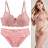 European and American Sexy Bra Set with Lace Embroidery Fashionable Lingerie Comfortable and Skin-friendly Panties