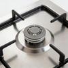 Cooktop Burners Head Set with Divider and Base Efficient Combustion Metal Construction Stable Design for Home Kitchens