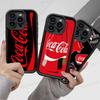 C-Coca C-cola Vintage Logo Für IPhone 17 Pro Max 16 15 14 13 12 11 Plus Schwarze Weiche Handyhülle