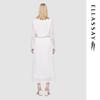 ELLASSAY 2025 Early Spring Elegant Silk Pleated Long Skirt