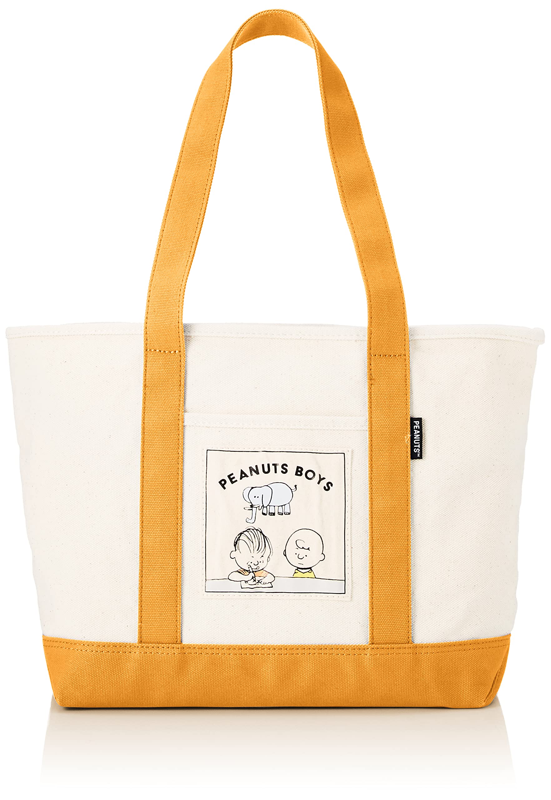 

Charlie Brown Linus Tote Bag Handbag Back Canvas Large Capacity A4 0187 Yellow [Snoopy] Women s (SPZ-2145)