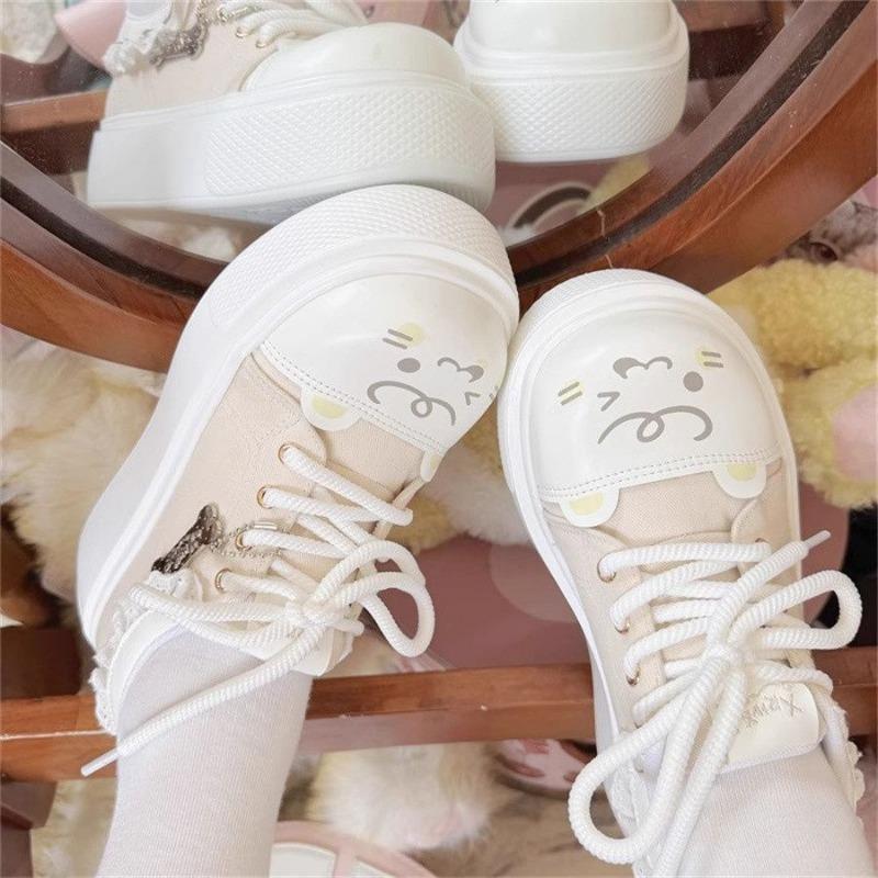 Coco Original Muffin Schuhe Niedliche Großkopf Puppenschuhe Board Schuhe Lolita Schuhe Tägliche Lo Schuhe Loli Lässig Vielseitig