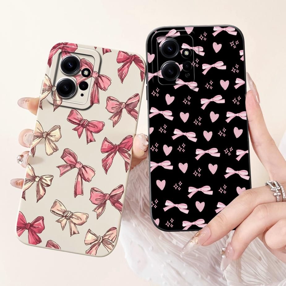 Per Custodia Xiaomi Redmi Note 12 4G Note12 5G Carina Coniglio Cartone Animato Cover Morbida TPU Custodia per Telefono Per Xiaomi Redmi Note 12 Pro Plus Guscio