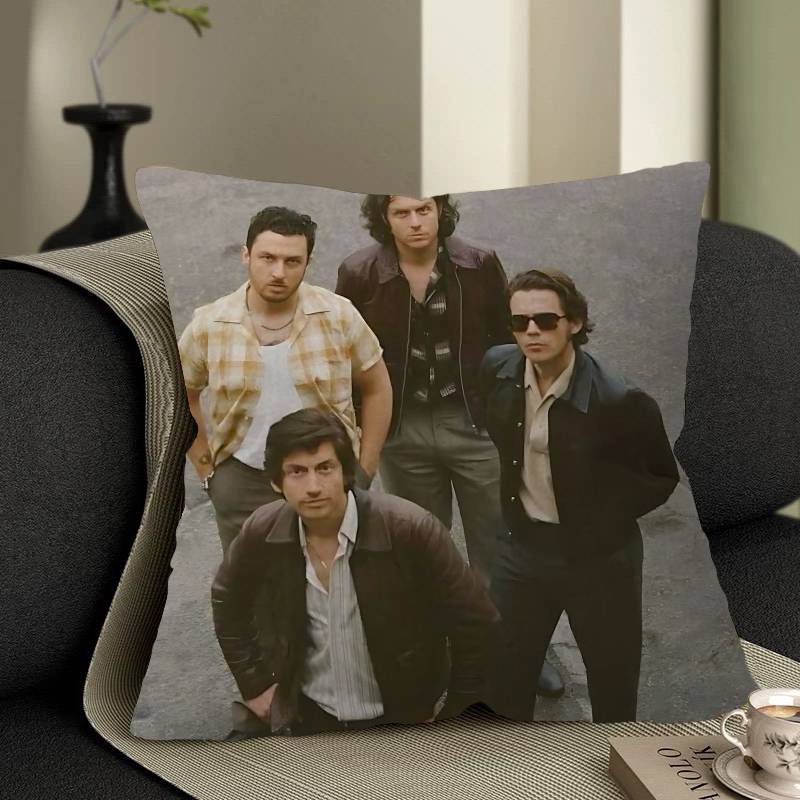 Vintage A-Arctic M-Monkeys Rock Band Pillow Cover For Bedroom Room And Living Room Sofa Decorative Cushion Cover