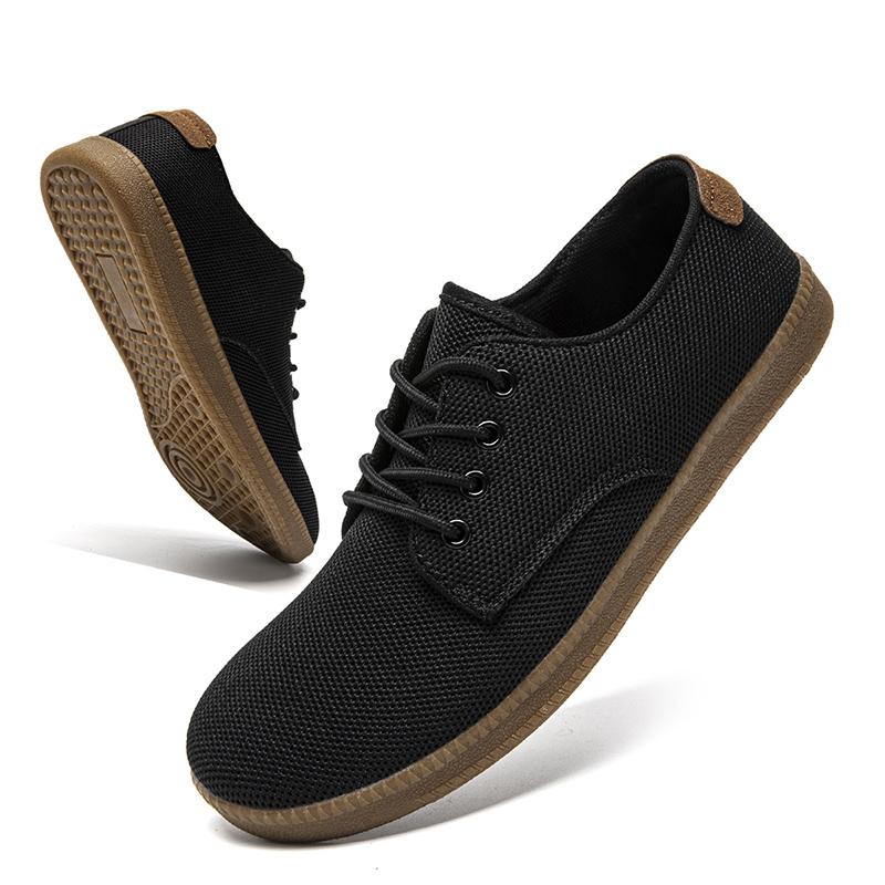 

модная Fujeak Сверхлегкая спортивная обувь больших размеров 39-46 Минималистичная обувь для ходьбы для мужчин Противоскользящие повседневные кроссовки Дышащая обувь 40