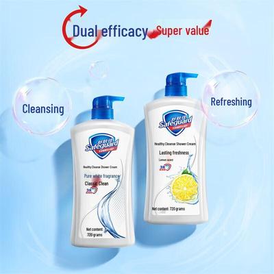 Safeguard Healthy Clean Duschgel Doppelpack (Reinweiß & Zitrone)