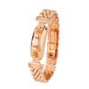 Debassqq Og Glossy Rose Gold Five-Line Metal Band