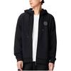 Li Ning Wade Series Einfarbig Bedruckter Locker Gestrickter Hoodie Herren Hoodies Schwarz AWDT145-1