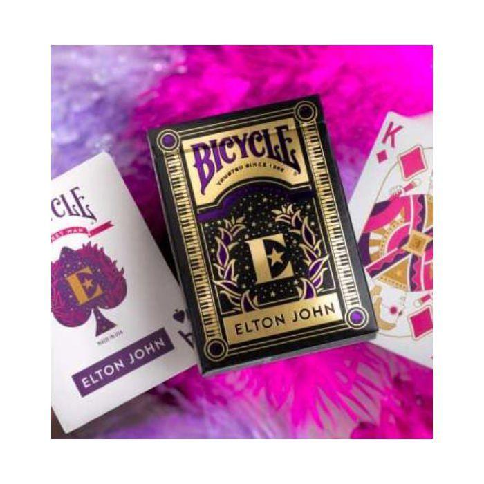 Jeu de cartes - cartamundi - bicycle - elton john - multicolore - 52 cartes + 2 jokers