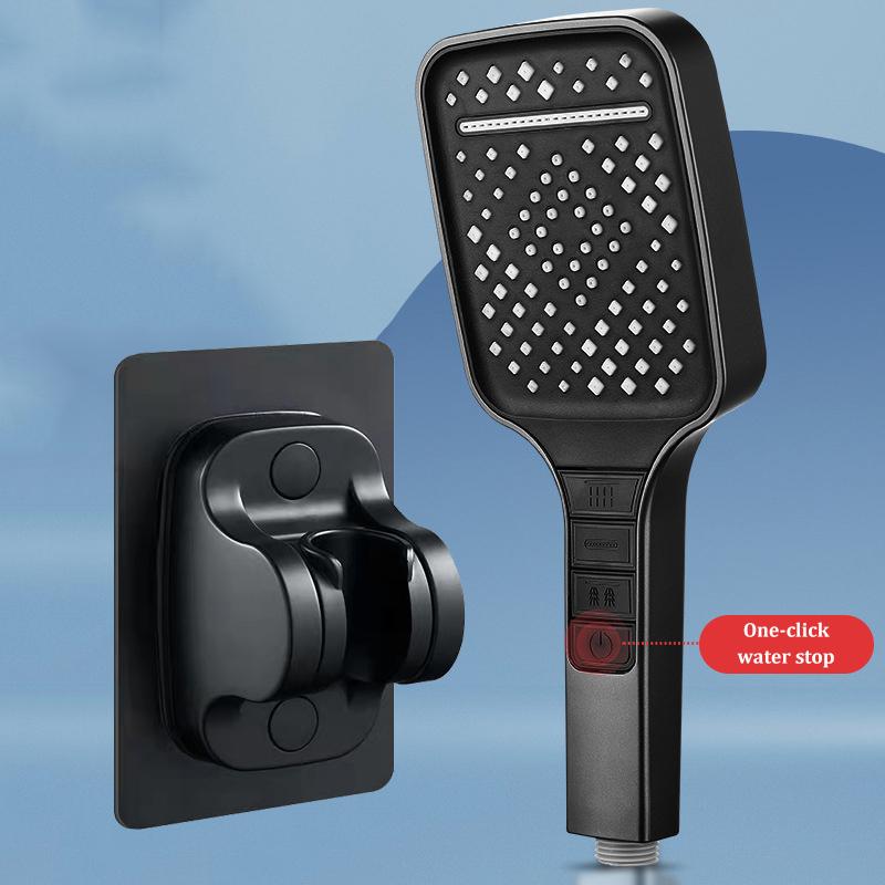 7-speed Booster Large Panel Handheld Shower Head High-quality Shower Household Filter Shower Head Set Multifunctional