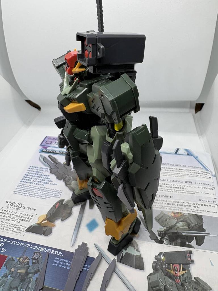 [USED]Gunpla Z HGGBB Gundam Breaker Battlogue 1/144 Gundam 00 Command Qan T Completed Model Kit Management Number G-052