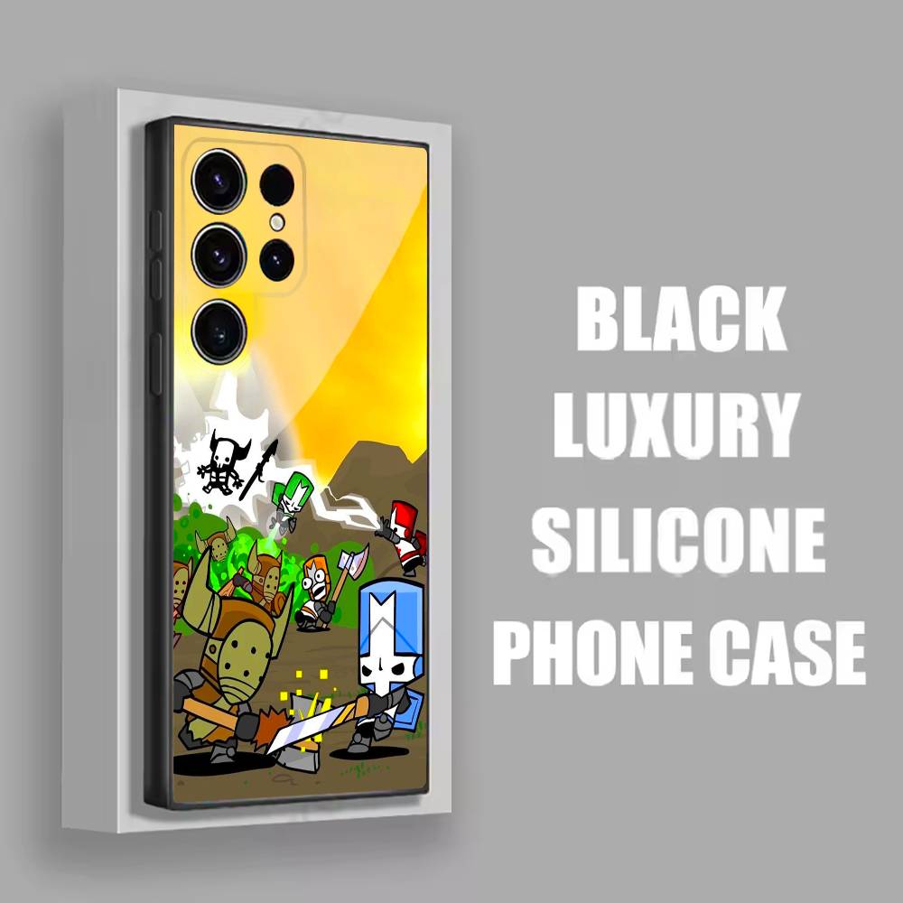 

For Castle Crashers Phone Case Samsung S22,S24,S20,S25,S23,S30,S26,Ultra,Plus,5G ,Fe,Lite Black Cover SamsungS24