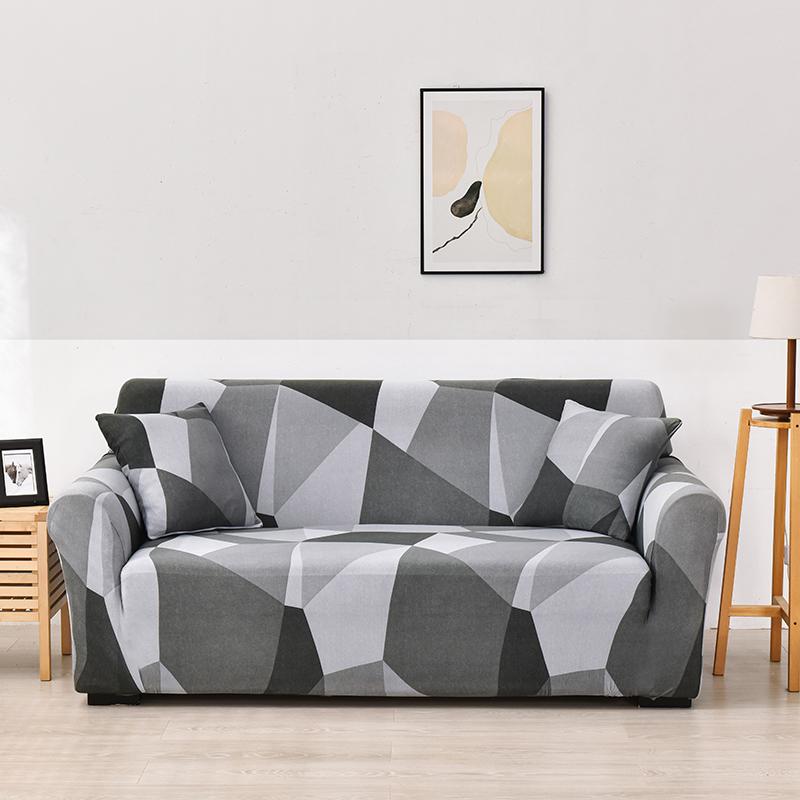 Sofa Cover Geometric Couch Cover Pets Corner L Shaped Chaise Longue Sofa Slipcover 1Pc