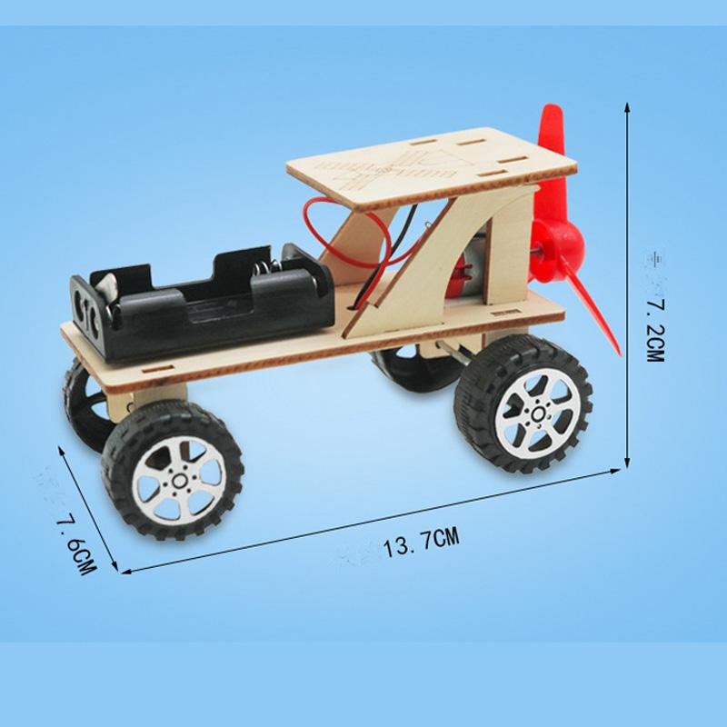 DIY Wind Off-road Vehicle Car DIY Science Experiment Kit & Education Model Toy For Children Gift Toy Project