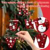 Ornament de Crăciun 2D 26 de Litere Om de Zăpadă Decorațiune de Crăciun Decor Brad Xmas Suport Festiv cu Litere Decor de Sărbătoare