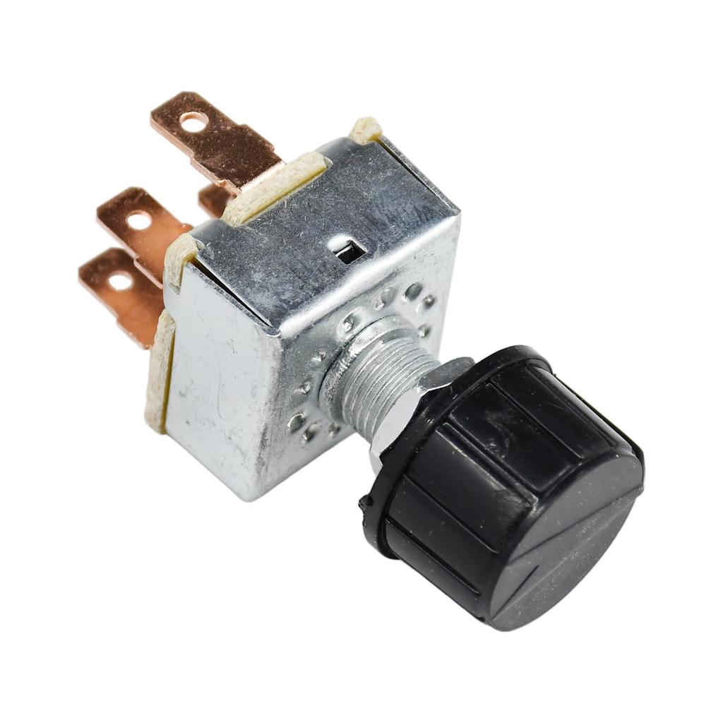 3159722 Rotary AC AIR Conditioning 3 Speed Blower Switch 12V Universal 'INDAK' Compatible with Four Seasons 35702 MEI 1151 Honda 00091-31511 Red Dot