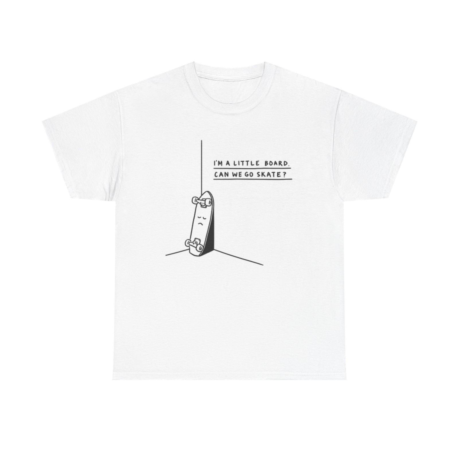 Funny Skateboarding Graphic T Shirt Skate Unisex Heavy Cotton Tee S