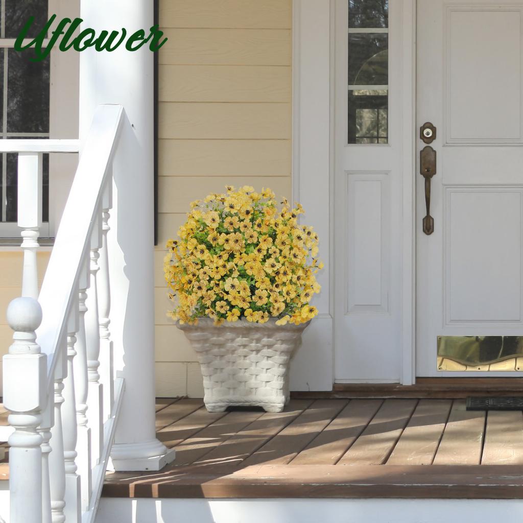 1/2pcs UV-Resistant Artificial Violet Flower Balls with Stakes, Realistic Outdoor Decor for Garden, Porch, Patio, Wedding, Home