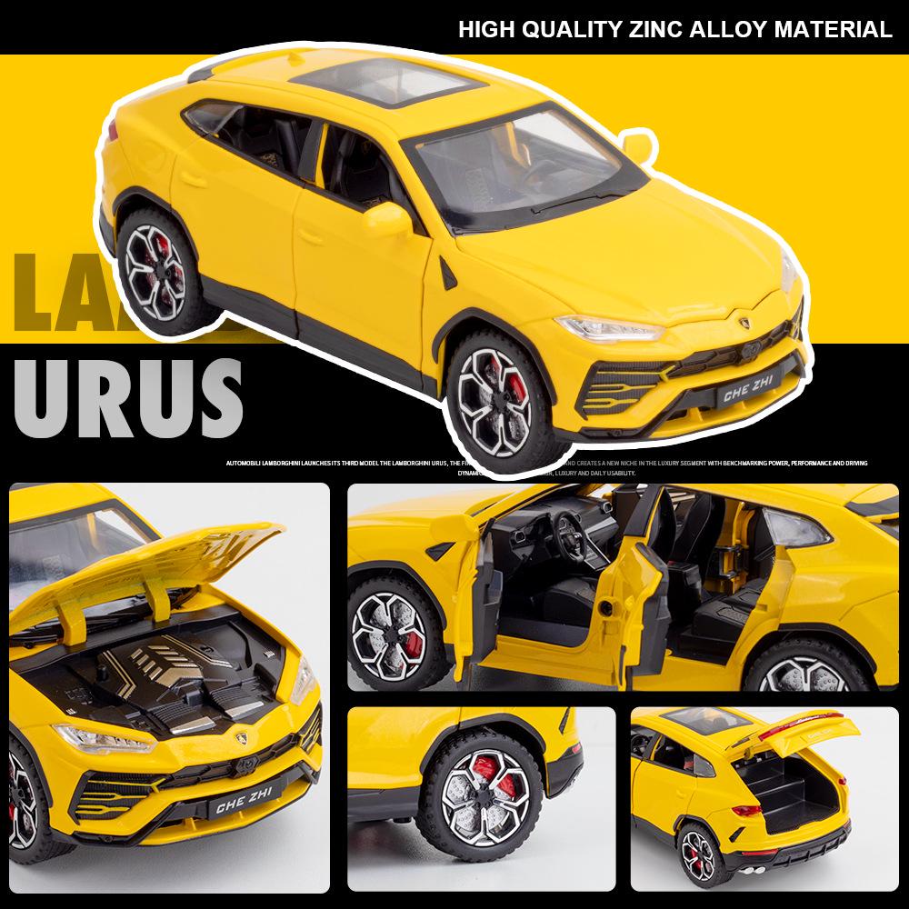 1:24 Lamborghini Urus Bison Alloy Car Model - Boy's Toy Car Ornament