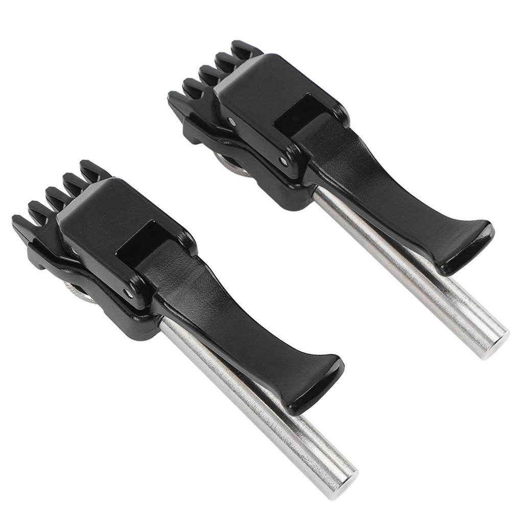 1Pair Black Badminton Stringing Clamp Tennis Flying Clamp Recket Starting Clamp Stringing Tool Accessories