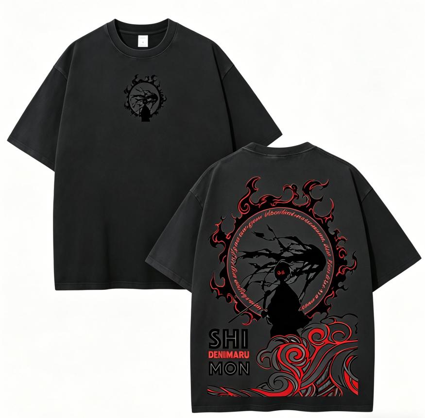 Fire Force Anime Lover Washed T-shirt Year round clothing high quality personality Clothes Plus Size Unisex New Model Couples tee