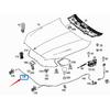 Mercedes-Benz S-Class W222 Hood Release Cable