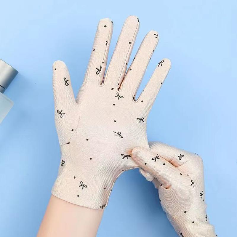 Damen Fahrhandschuhe Sonnenschutzhandschuhe Damen Sommer Atmungsaktive Elastische Sonnenschutzhandschuhe für Dame Mädchen