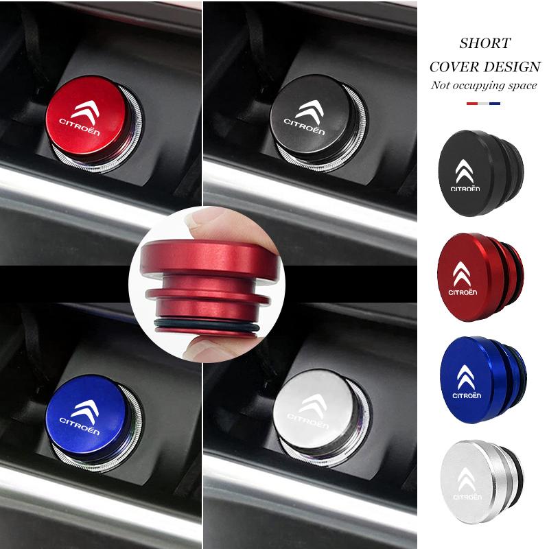Auto Zigarettenanzünder Staubdichte Stecker-Knopfabdeckung Zubehör für Citroen C5 C1 C2 C6 C4L DS3 DS4 DS5 C-Elysee Grand Berlingo