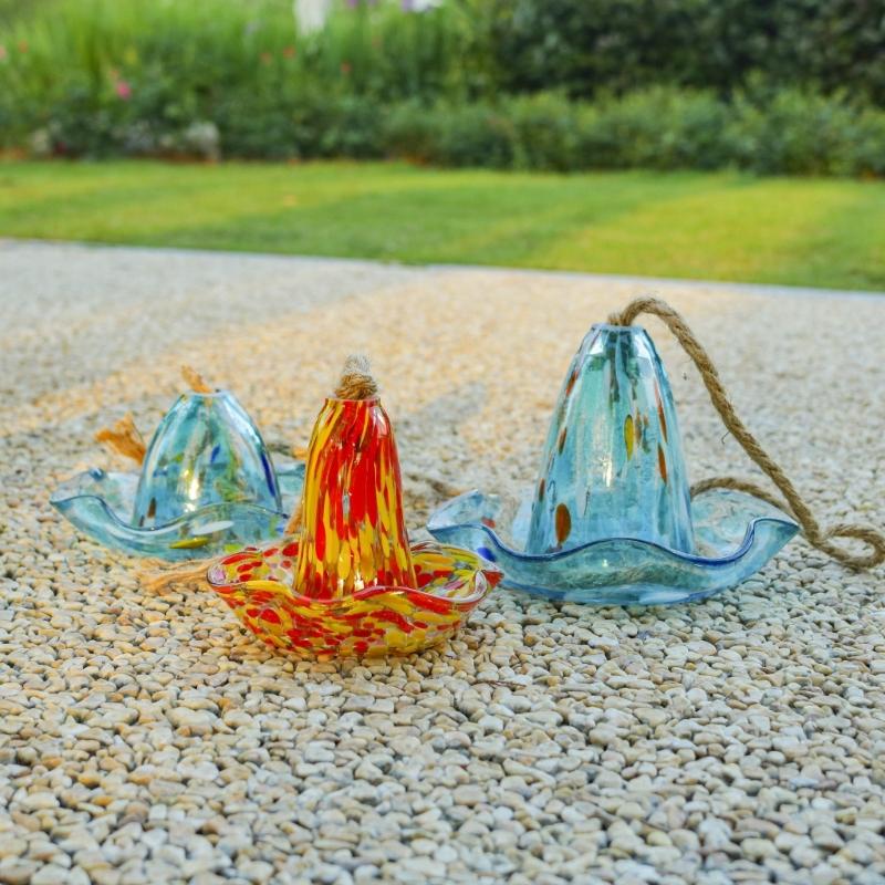 Weatherproof Glass Hummingbird Bird Bath Waterer Attracts Hummingbirds With Smooth Surfaces And Tool Less Installation