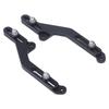 1 Pair Black Motorcycle Windscreen Adjuster Aluminium Windshield Bracket Replacement for NC750X 2021