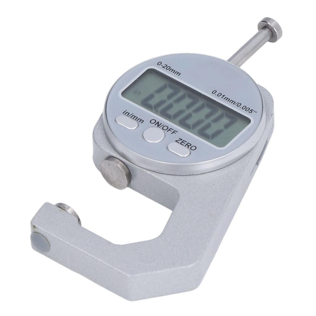 Digital Thickness Gauge Electronic Caliper Thickness Meter 0‑20mm Range with LCD Digital Display