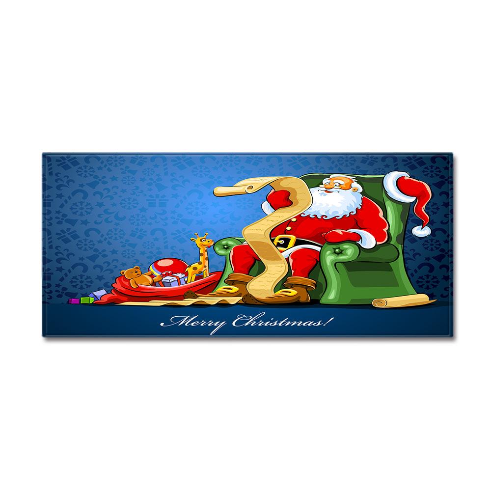 Christmas Kitchen Sand Carpet Doormat Long Floor Mat