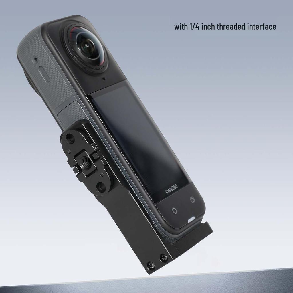 Clip Staffa di Montaggio Orizzontale Insta360 X3/X4/X5 per Action Cam