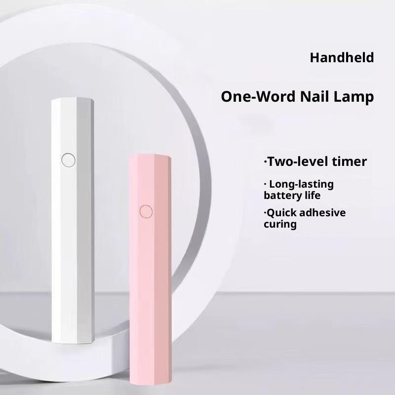 Compact UV LED Nail Lamp Fast USB Pen Nail Dryer Ideal for Gel Polish Quick Drying