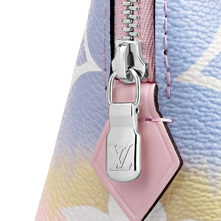 Louis Vuitton Escale Limited Edition Leather Canvas Clutch Pink Gradient Women clutch M69139