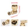 Hose Reel Swivel Elbow Quick Connector For Hoselock Plug 3/4In Bsp Female Outdoor Garden Hose Faucet Adapter