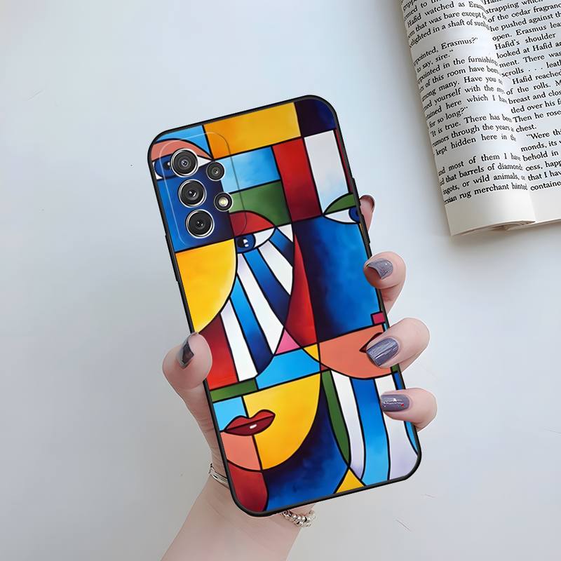 Picasso Abstract Art Phone Case Funda For Samsung A21 A01 A02 A6s A10 A10s A11 A12 A20E A20C A21s A22 A33 A7 A8 Cover