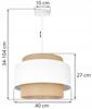 Hanging Lamp, Ceiling Chandelier, Lampshade, Boho Juta
