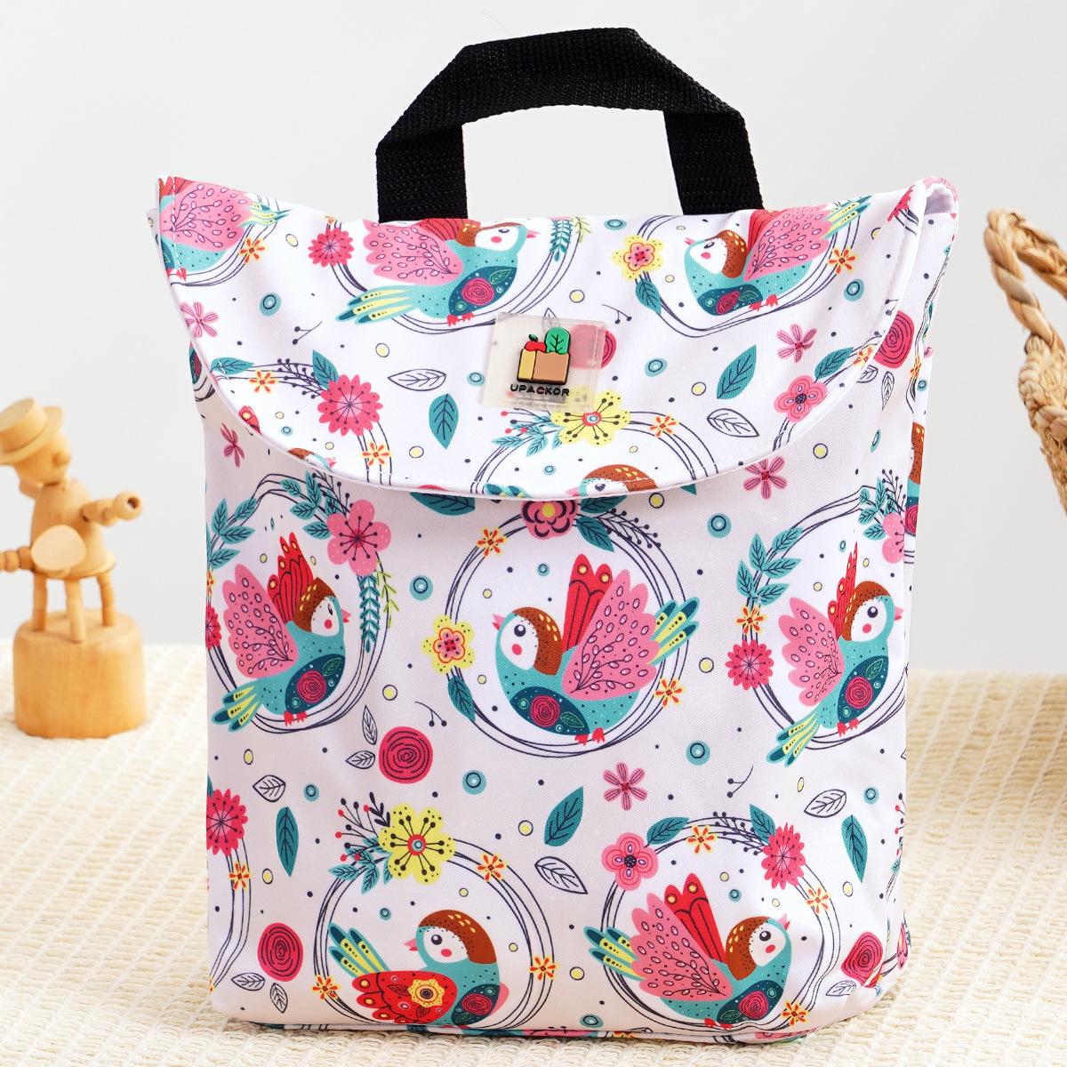 Stylish Double-Layer Diaper Bag: Large Capacity for Baby Outings