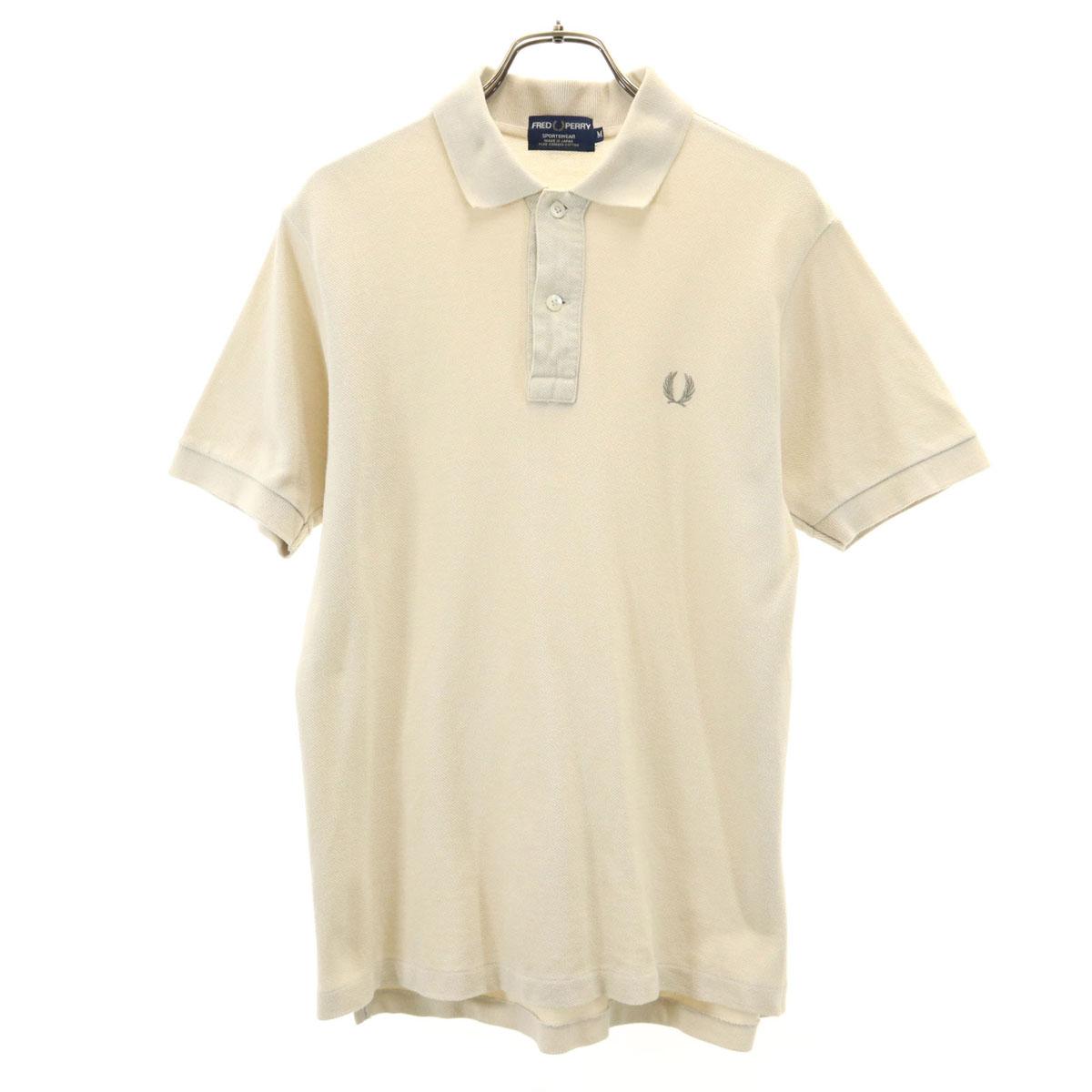 

FRED PERRY made in Japan Short sleeve Polo shirt M Gurege Fawn Men s Used