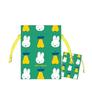 Miffy Bean Drawstring MIFFY FRUITS Bag, Pear, Green,