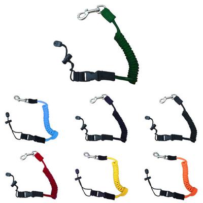 Elastische Surf-Kanu-Kajak-Paddel-Spiral-Leine Sicherheits-Angelruten-Lanyard
