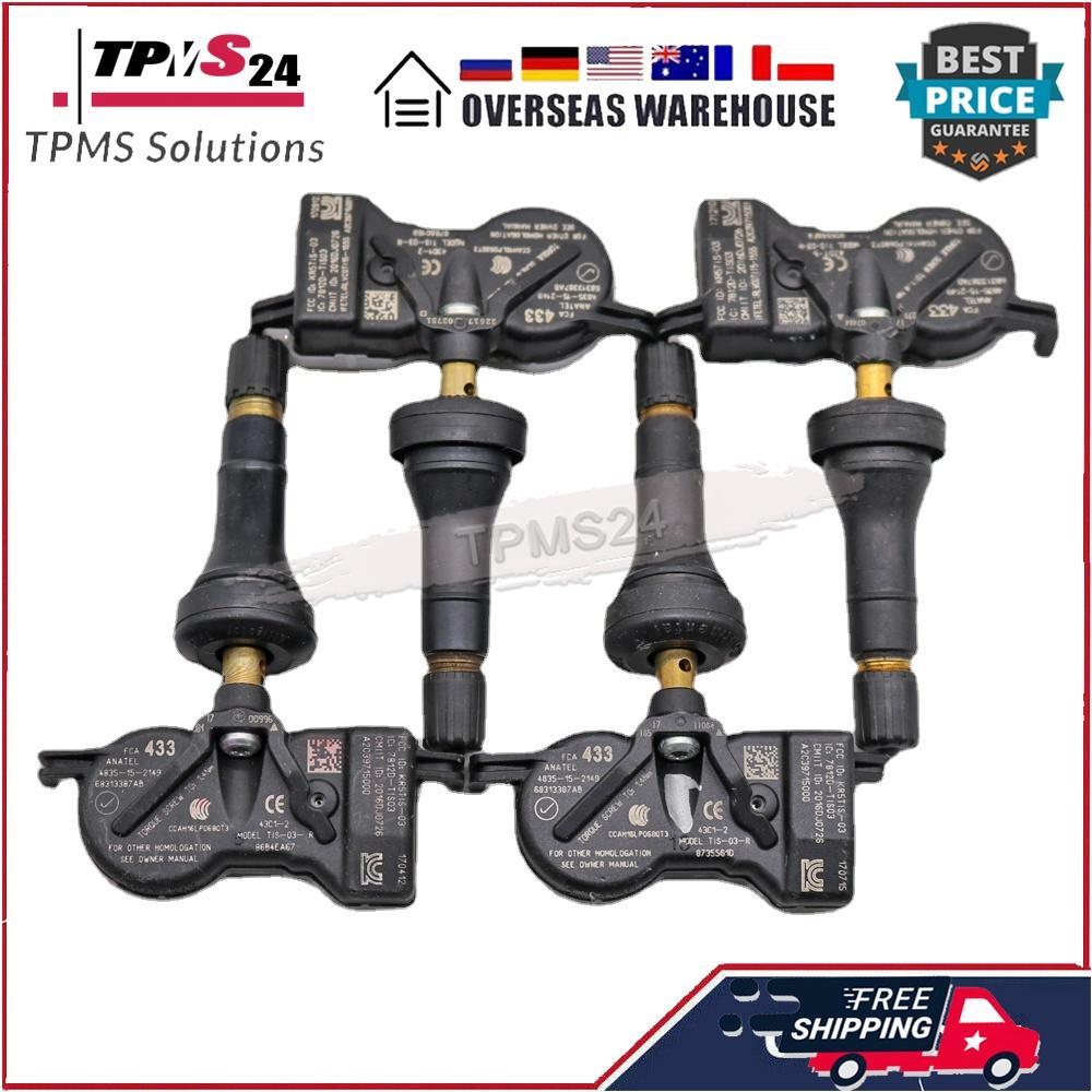 

Для Chrysler Voyager Dodge Durango Fiat 500X Jeep Compass Grand Cherokee Renegade 433 МГц ДАТЧИК КОНТРОЛЯ ДАВЛЕНИЯ В ШИНАХ 68313387AB