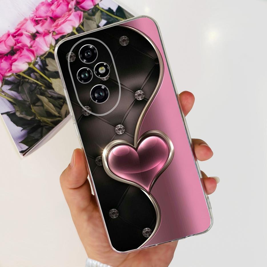 For Honor 200 Pro Case ELP-AN00 New Fashion Painted Cover Clear Silicone Phone Cases For Honor 200 Lite Honor200 Pro Soft Fundas